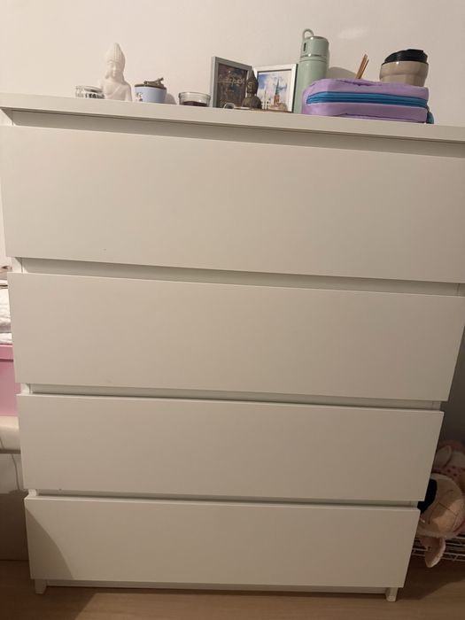 Comodas MALM IKEA de 3 e 4 gavetas brancas otimo estado