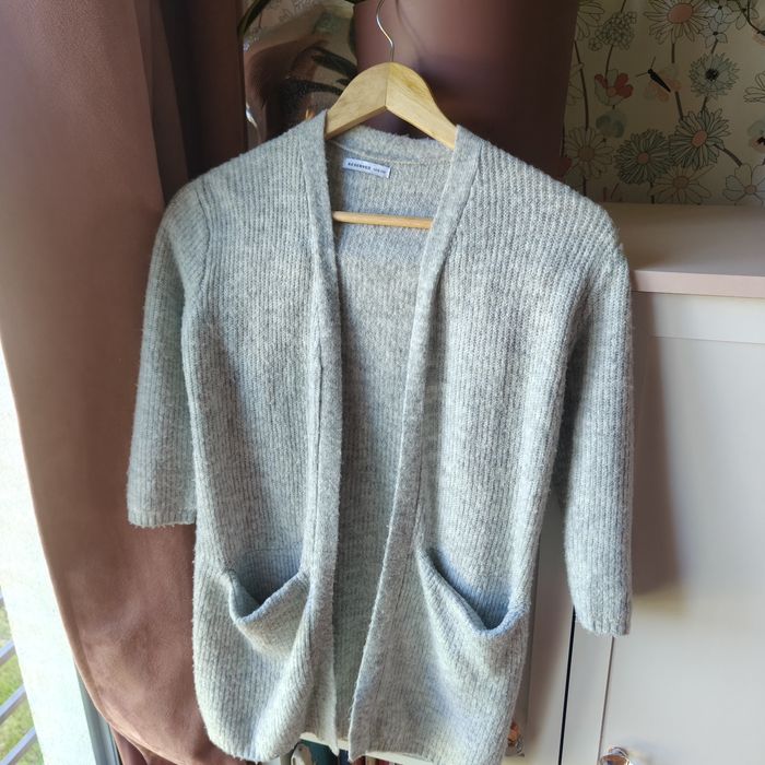 Sweter oversize dziewczynka Reserved 128 szary