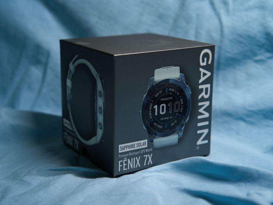 Garmin Fenix 7X Sapphire Solar | Pełny zestaw z pudełkiem | Stan - dobry