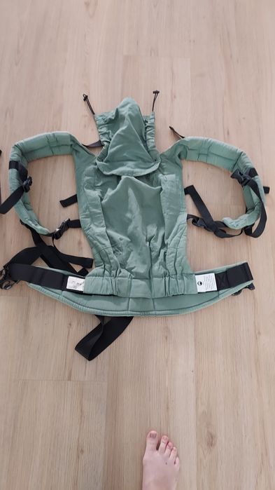 Marsupial Little frog de linho verde 0-3 ano fresco para o Verão