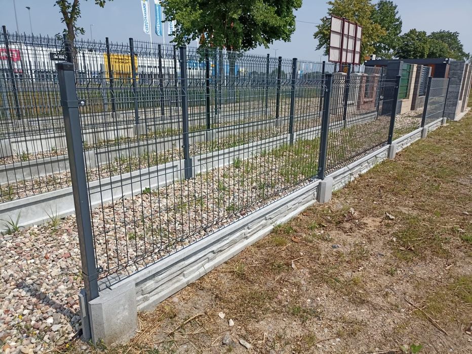 Ogrodzenia panelowe panel bramy furtki słupki płot palety