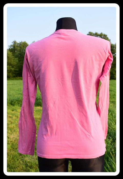 Różowa bluzka Gildan 40 L - 42 XL longsleeve