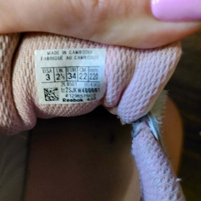 Кросовки Reebok оригинал для девочки