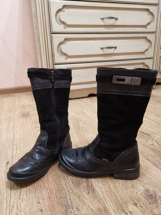 Сапожки дитячі фірмові натуральна шкіра і замша