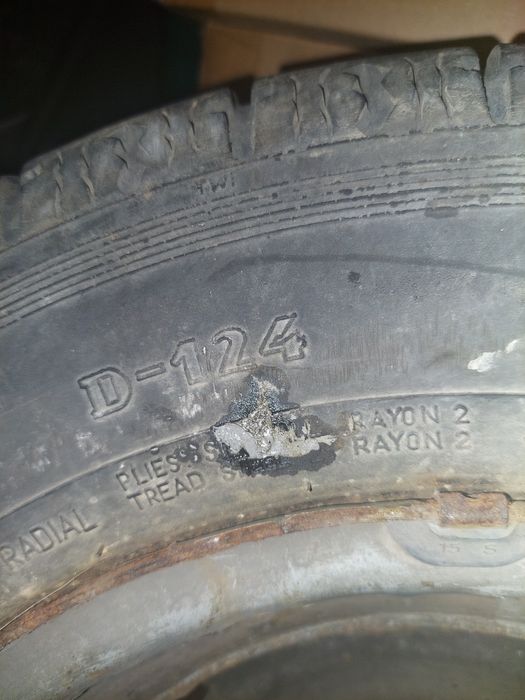 Koło fiat 125,Polonez 1500,  opona Stomil 175/R13