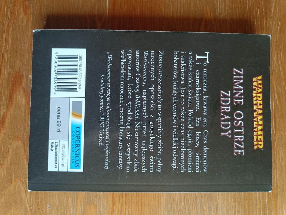 Warhammer Zimne Ostrze Zdrady