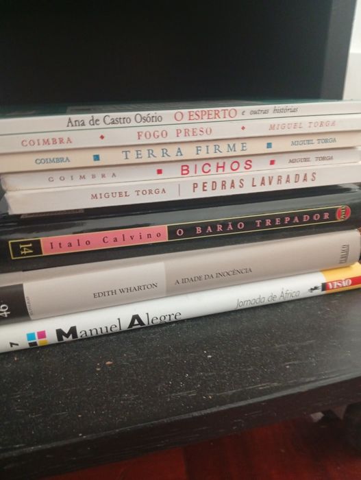 Livros em português e inglês