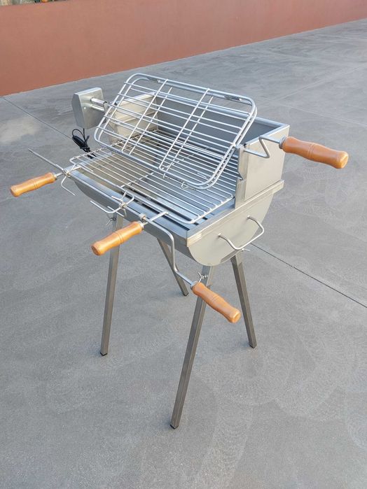 Grelhador Inox c/ Motor Elétrico