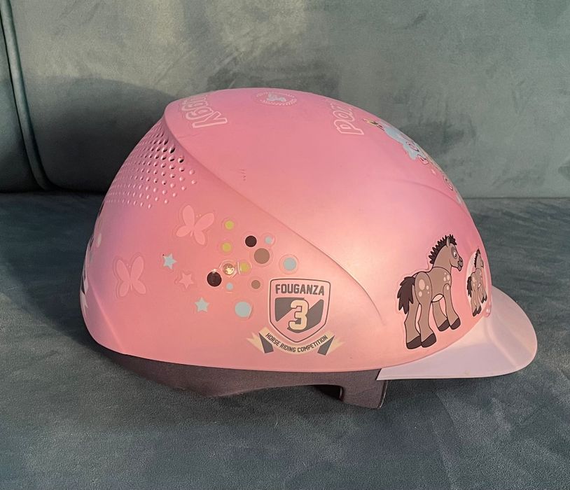 Kask dziecięcy do jazdy konnej 53-55 cm