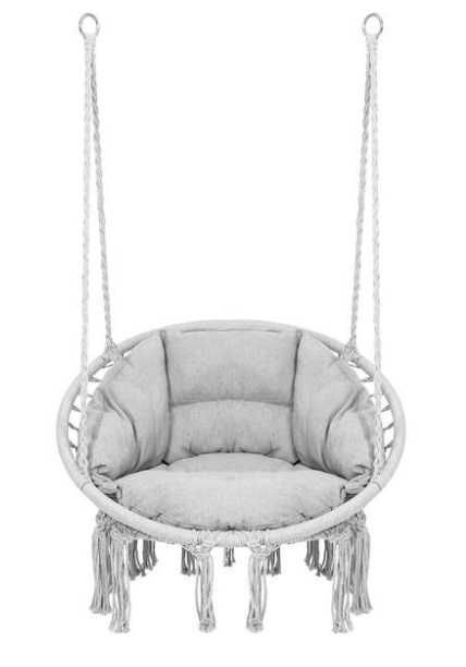 Bocianie gniazdo fotel wiszący huśtawka do ogrodu kosz 80cm PODUSZKA