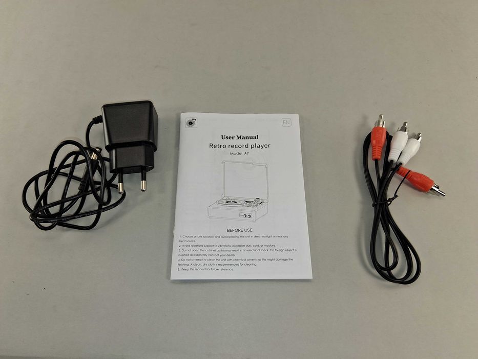 C224 Odtwarzacz Retro Player A6Muzyczny z USB i Głośnikami Stereo