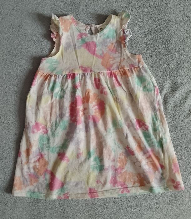 Sukienka dziewczęca wielobarwna H&M
