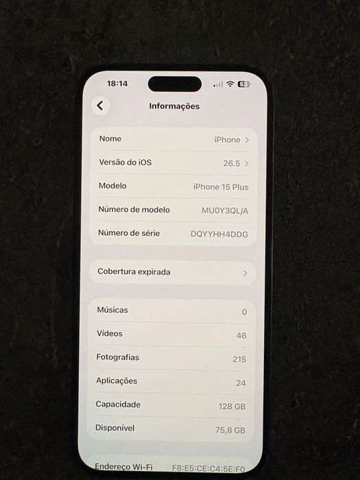 iPhone 15 plus bom estado