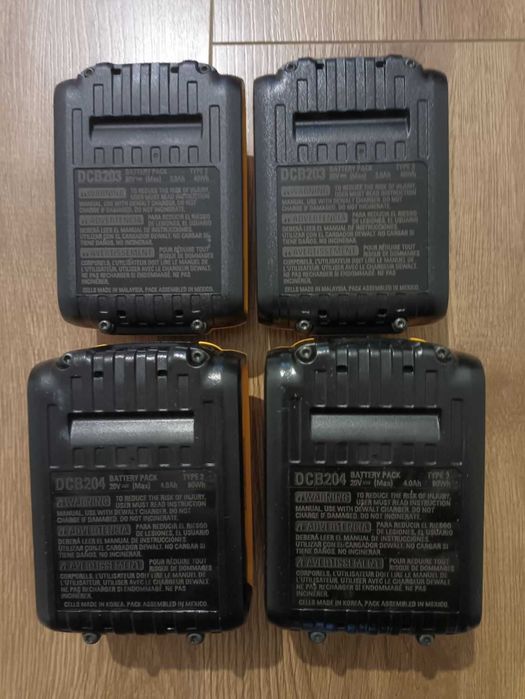 Dewalt DCB204 DCB203 DCB324-4 20V Max Li-ion Battery Pack