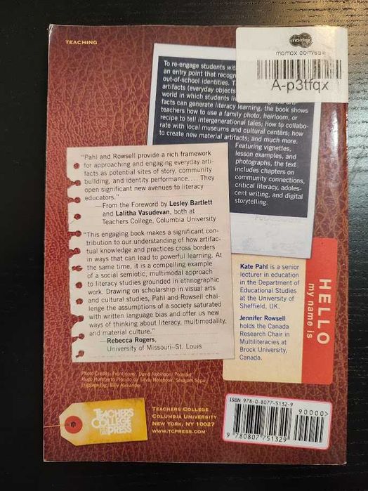 (Env. Incluído) Artifactual Literacies de Jennifer Rowsell