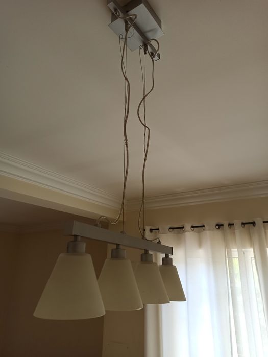 Candeeiros de sala/jantar com lâmpadas led