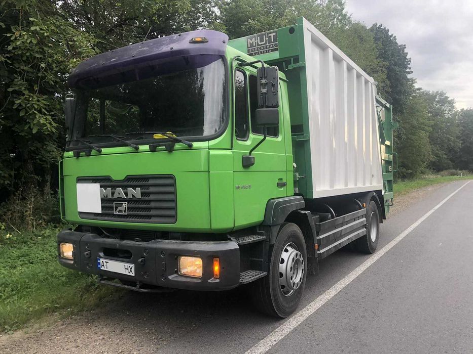 Сміттєвоз MAN 18.250 Бункер MUT (Austria) 16m3 Мусоровоз Свіжий