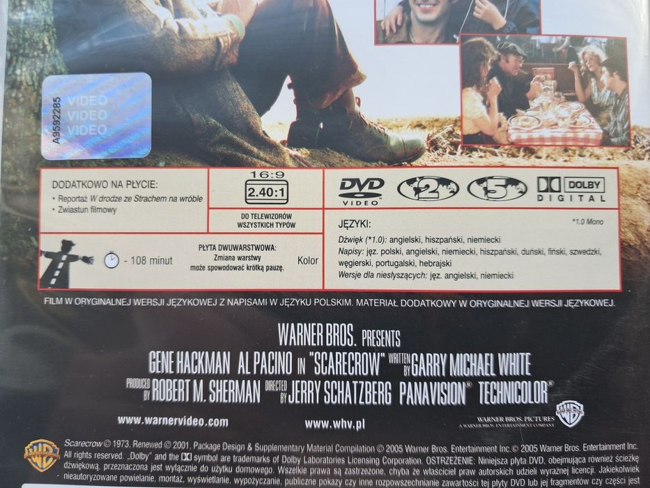 Strach na wróble- film dvd