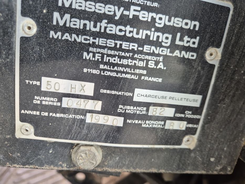 Koparko ładowarka massey ferguson mf50 hx