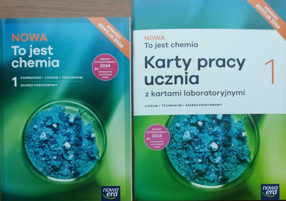 Nowa To jest chemia 1 podr. ZP + Karty pracy ucznia z kartami lab. Nowa Era