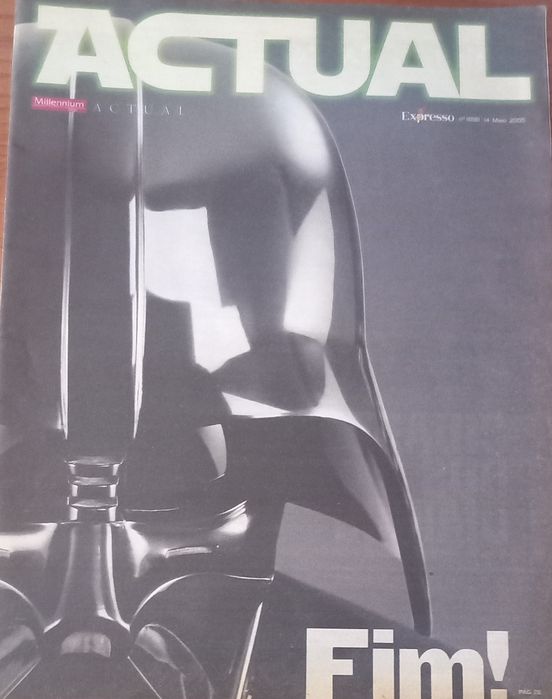 Star Wars guerra das estrelas revistas e conteúdos de 1999 e 2005