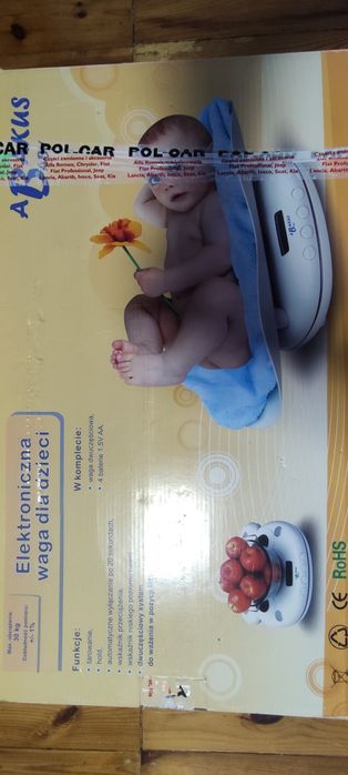 ABAKUS elektroniczna waga ze zdejmowaną tacką.