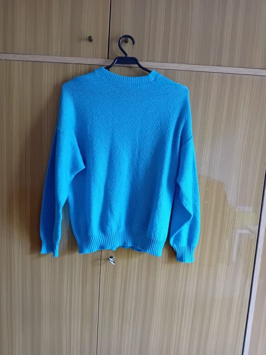Sweterek. Bluzka z dzianiny. XL. Vintage. Pod szyję.