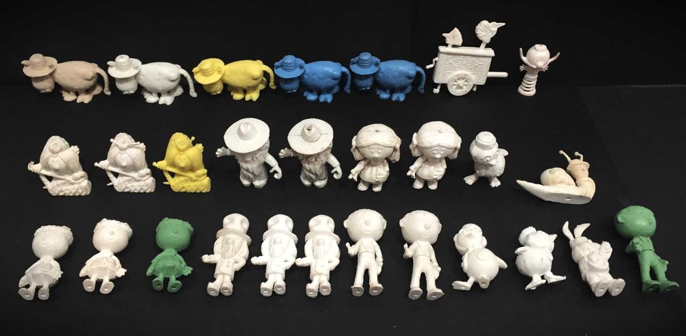 Carrocel Mágico -  monocromáticos brindes da OLA -  ano 1966 -