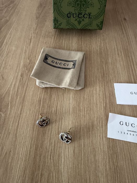 Kolczyki Gucci Biżuteria Marmot GG