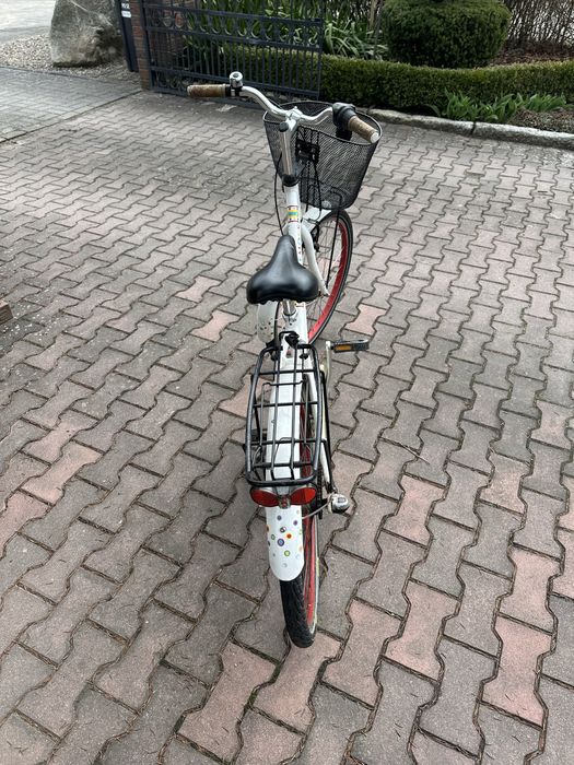 Rower dziewczecy 24 cale + kask