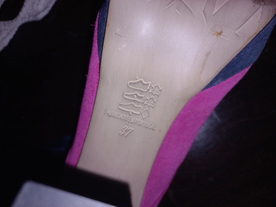 Sapatos rosa t37 Como novos