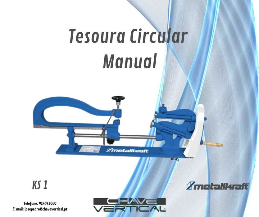 Tesoura Circular Manual KS1 METALLKRAFT     JR19