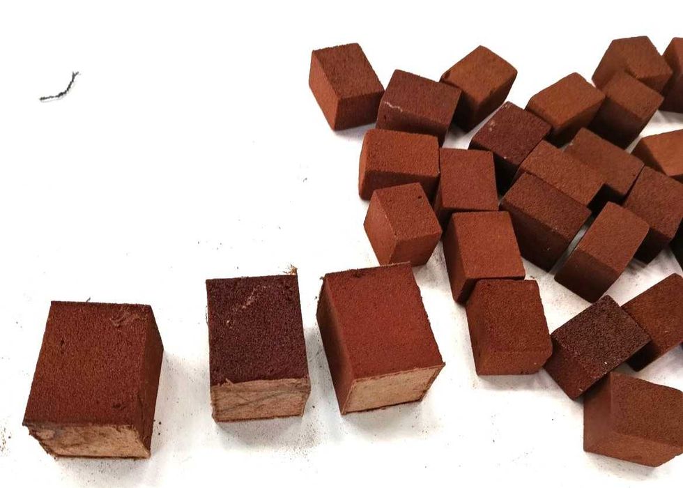 Пінопласт авіаційний -заготовки під поплавки 40х40х50\40х30х25мм