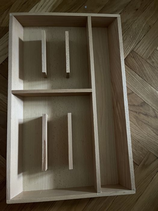 Wkład drewniany na sztucce do kuchni Ikea Faktum Metod Rationell