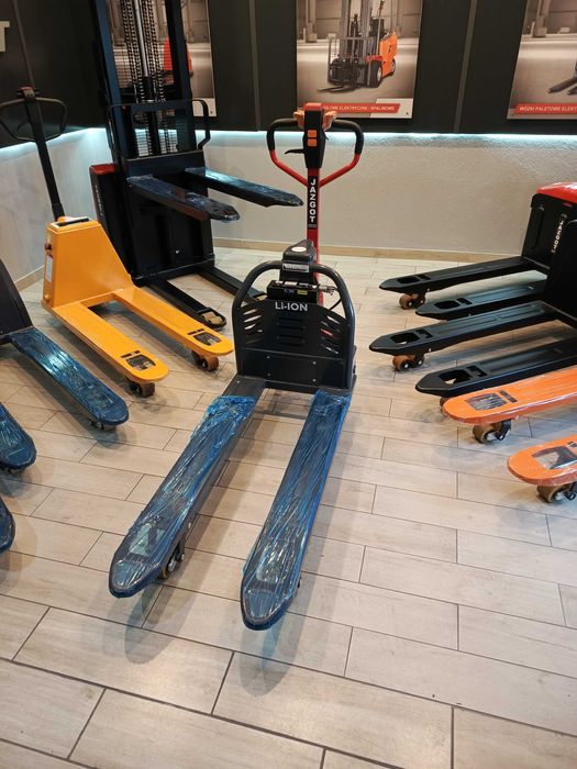 Wózek Paletowy 1500 kg bateria  35Ah L-1000mm ręczne opuszczanie