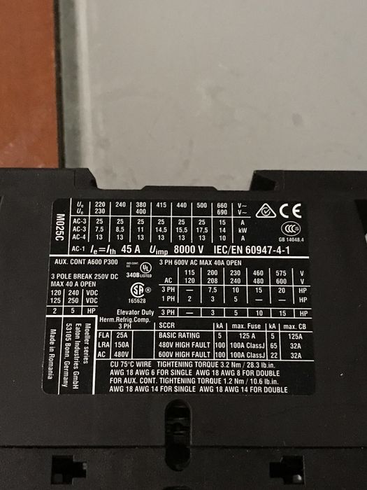 Stycznik DILM 25-10 (220V)