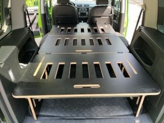 Łóżko do busa, zabudowa kempingowa, mini kamper caddy