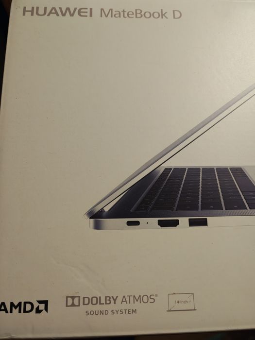 Matebook D Ryzen 5 2500u SSD 256 GB 8 GB ram  aluminiowa obudowa Win 10