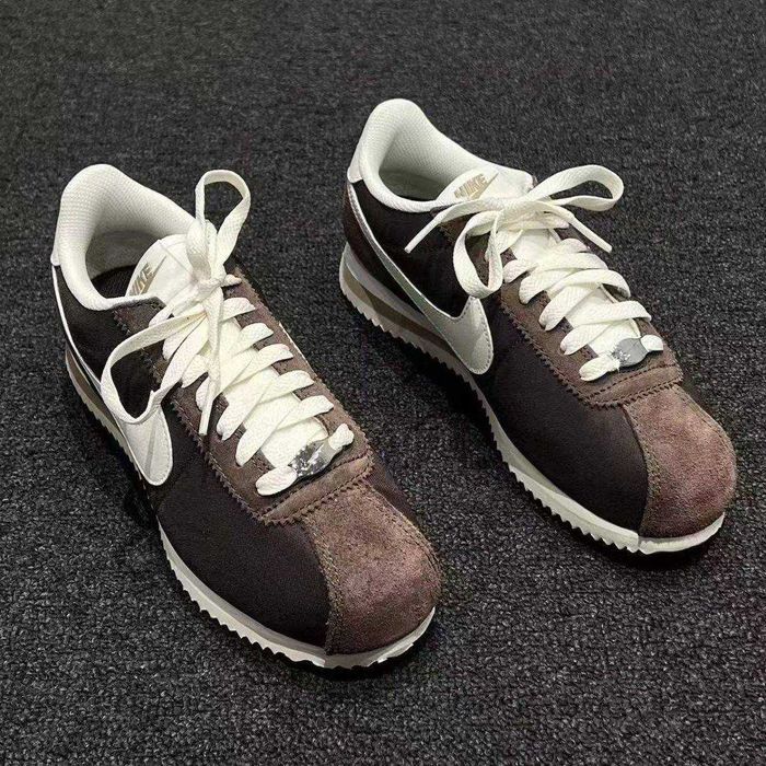 (БЕЗ ПЕРЕДОПЛАТИ)Nike Cortez Brown White найк кортез коричневі білі