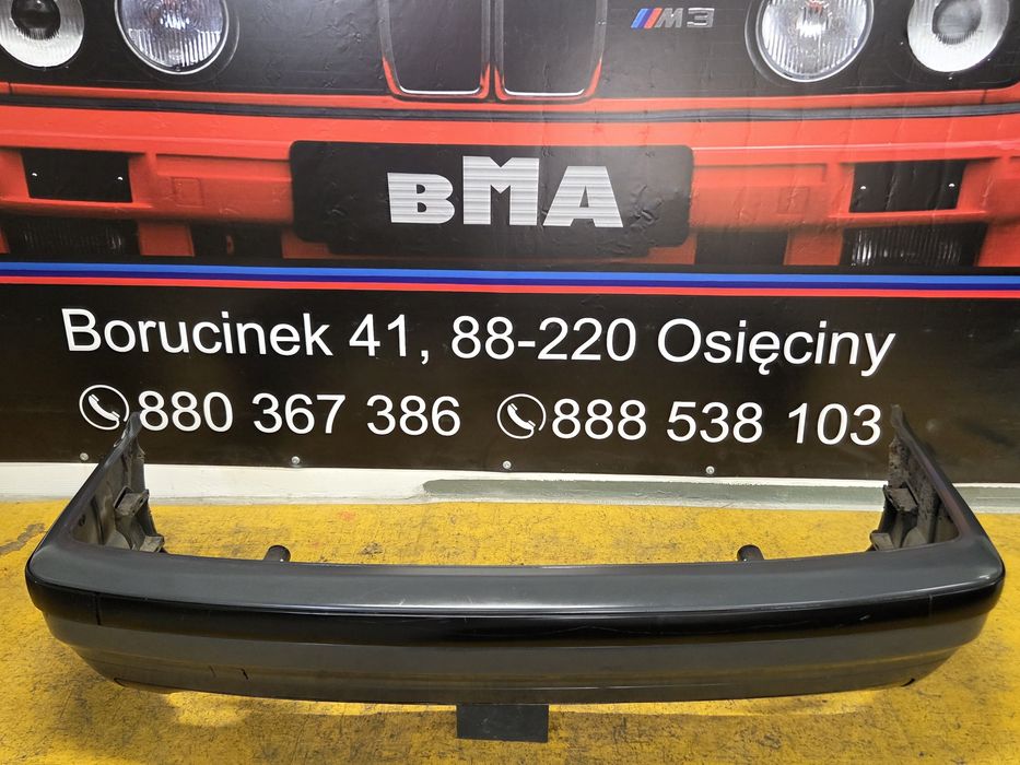 BMW E36 Zderzak Tył Tylny Przedlift Nie Malowany Kompletny BDB Stan