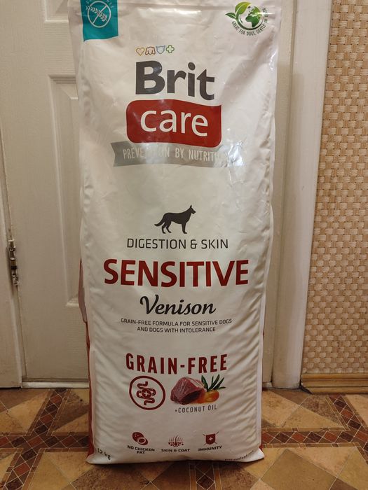 Сухий корм для собак з олениною Brit Care Sensitive Dogs Venison 12кг