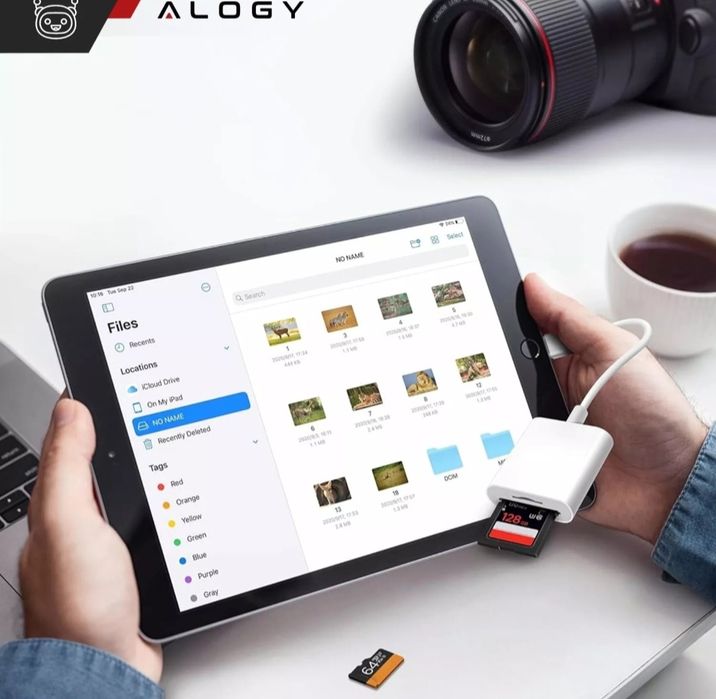 Adapter Czytnik Kart Pamięci do Apple iPhone USB-C Typ C micro SD /TF