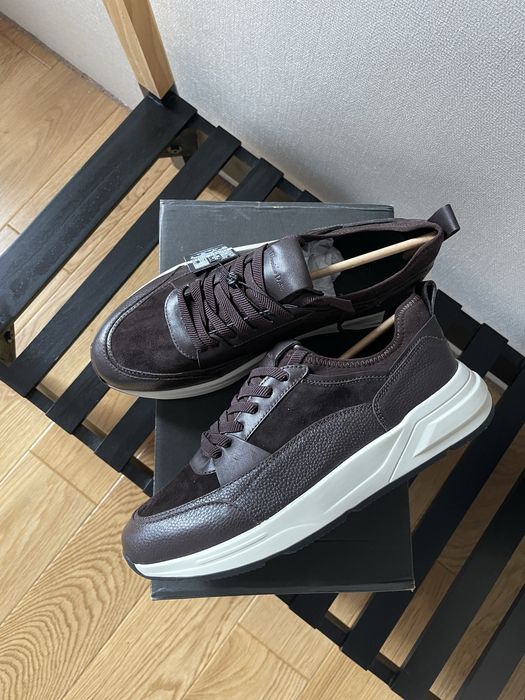 Брендові Кросівки кеди 44 р справжня шкіра шкіряні Massimo Dutti 45 р
