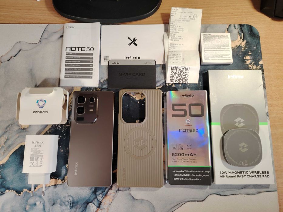Продам Infinix Note 50 16/256gb. цвет серый .