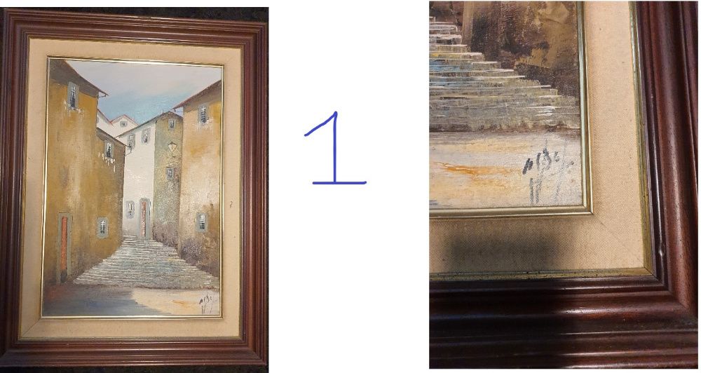 Quadros/ Molduras/ Telas/ Pinturas várias