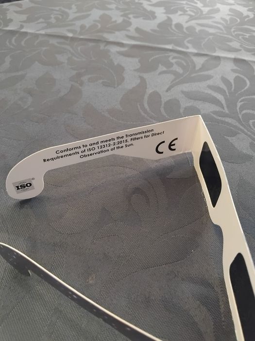 Oculos para o eclipse Certificados CE