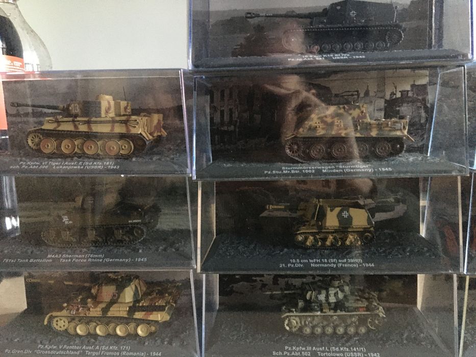 Czolgi Deagostini 2.Wojna Swiatowa w Skali 1:72 10 Szt.
