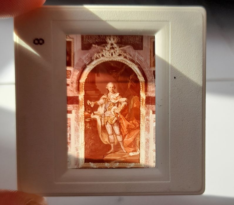 35 szt przezroczy PRL slajdy wojna konstytucja