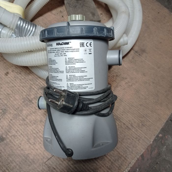 Pompa wodna do basenu przewody rurki obejmy obiegowa czyszcząca