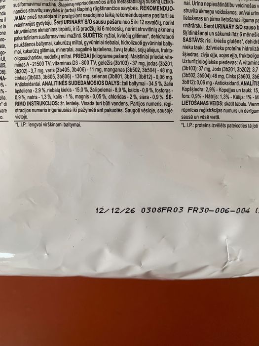 Royal Canin Urinary S/O 3,5kg NOVO